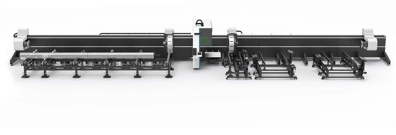 Heavy-duty Four-chucks Tube Laser Cutting Machine