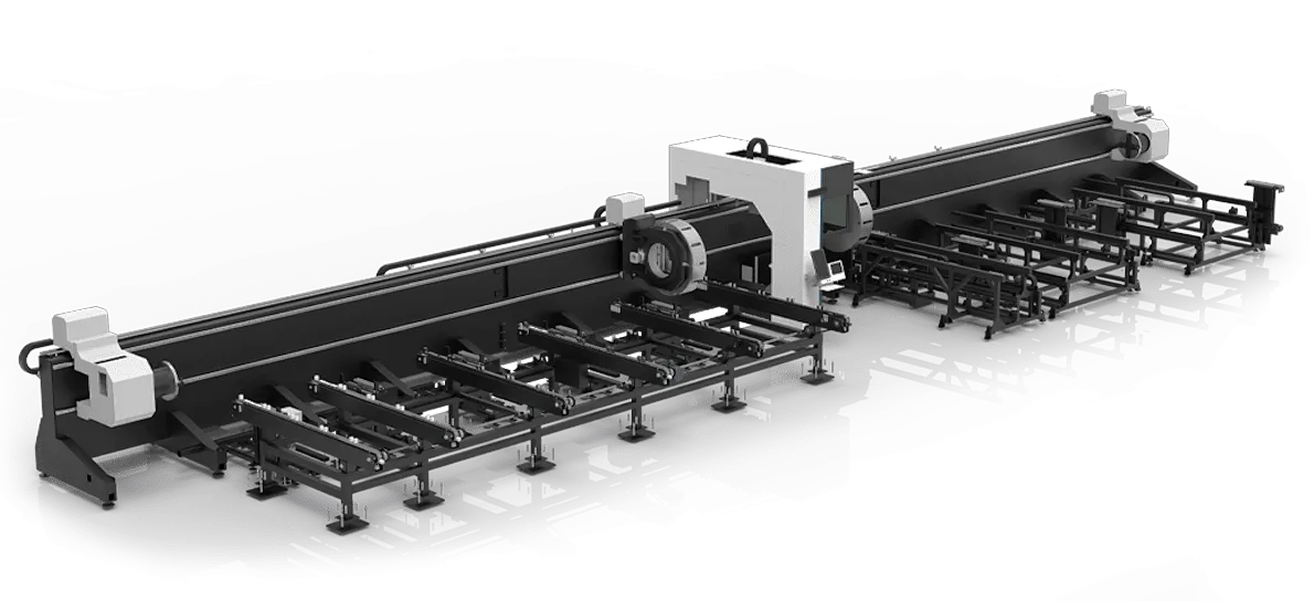 Heavy-duty Four-chucks Tube Laser Cutting Machine